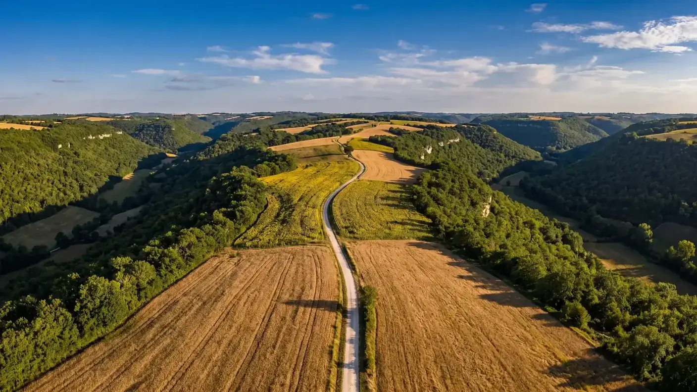 Serres calcaires et vallons agricoles du Quercy Blanc