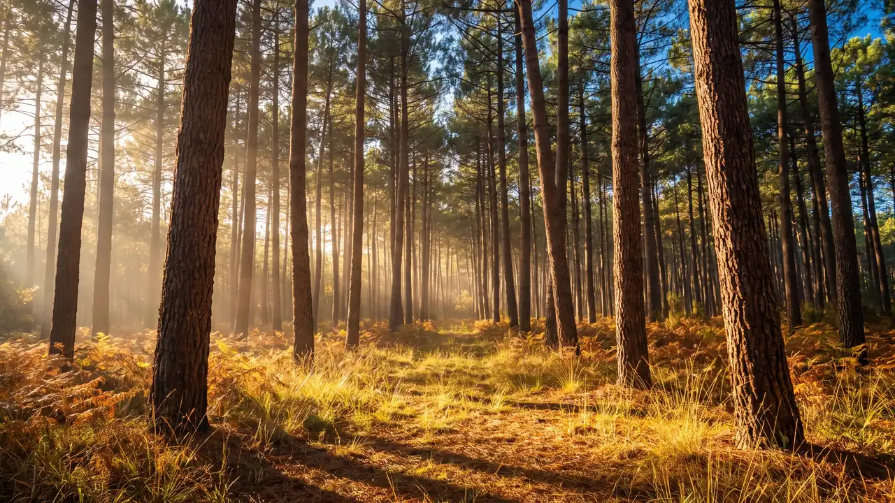 Forêt de pins maritimes près de Messanges