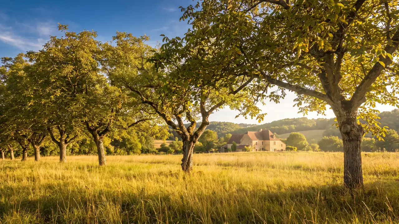 Noyeraie du Périgord noir près de Sarlat