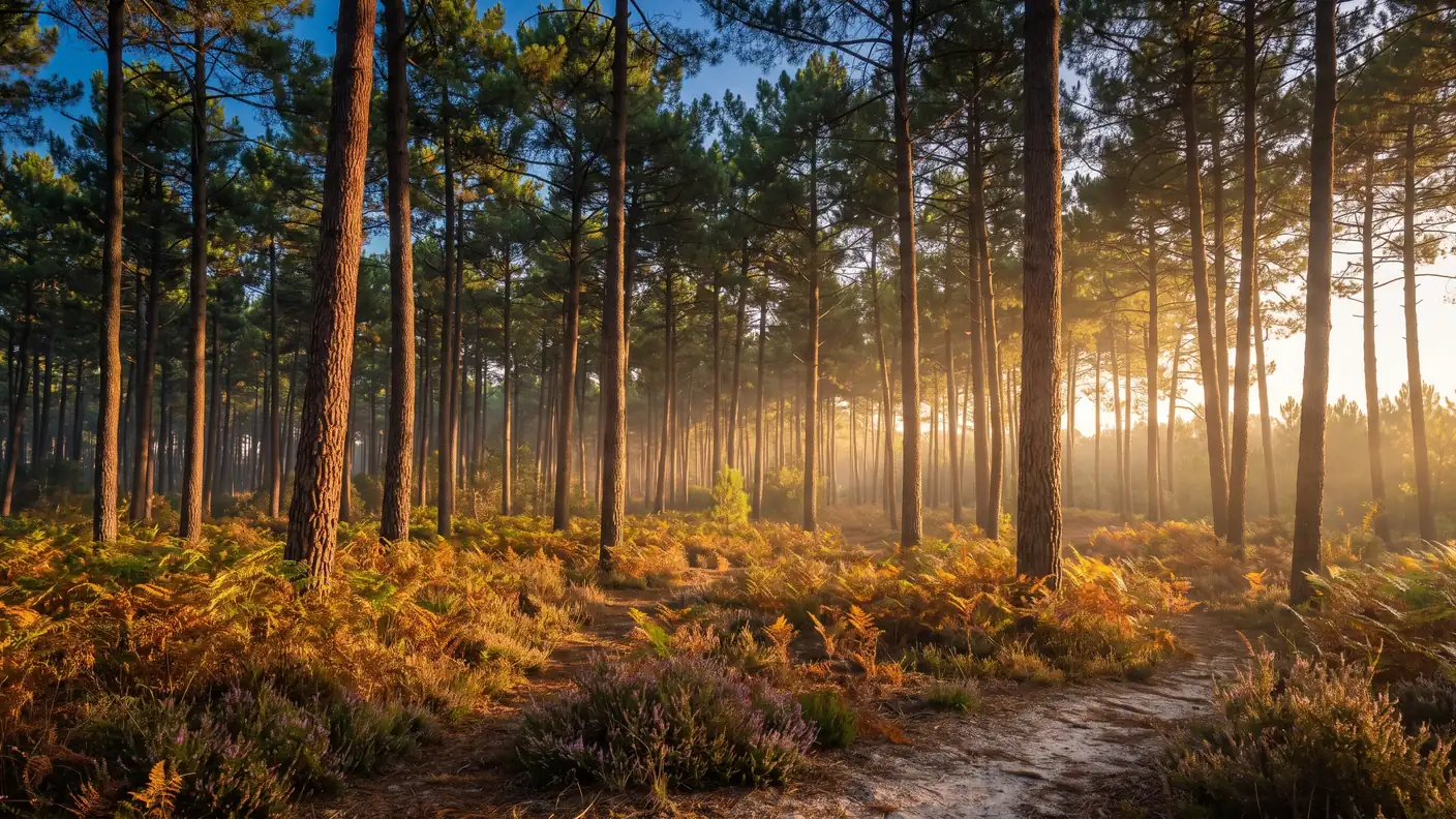 Pinède des Landes autour du camping Sylvamar à Labenne