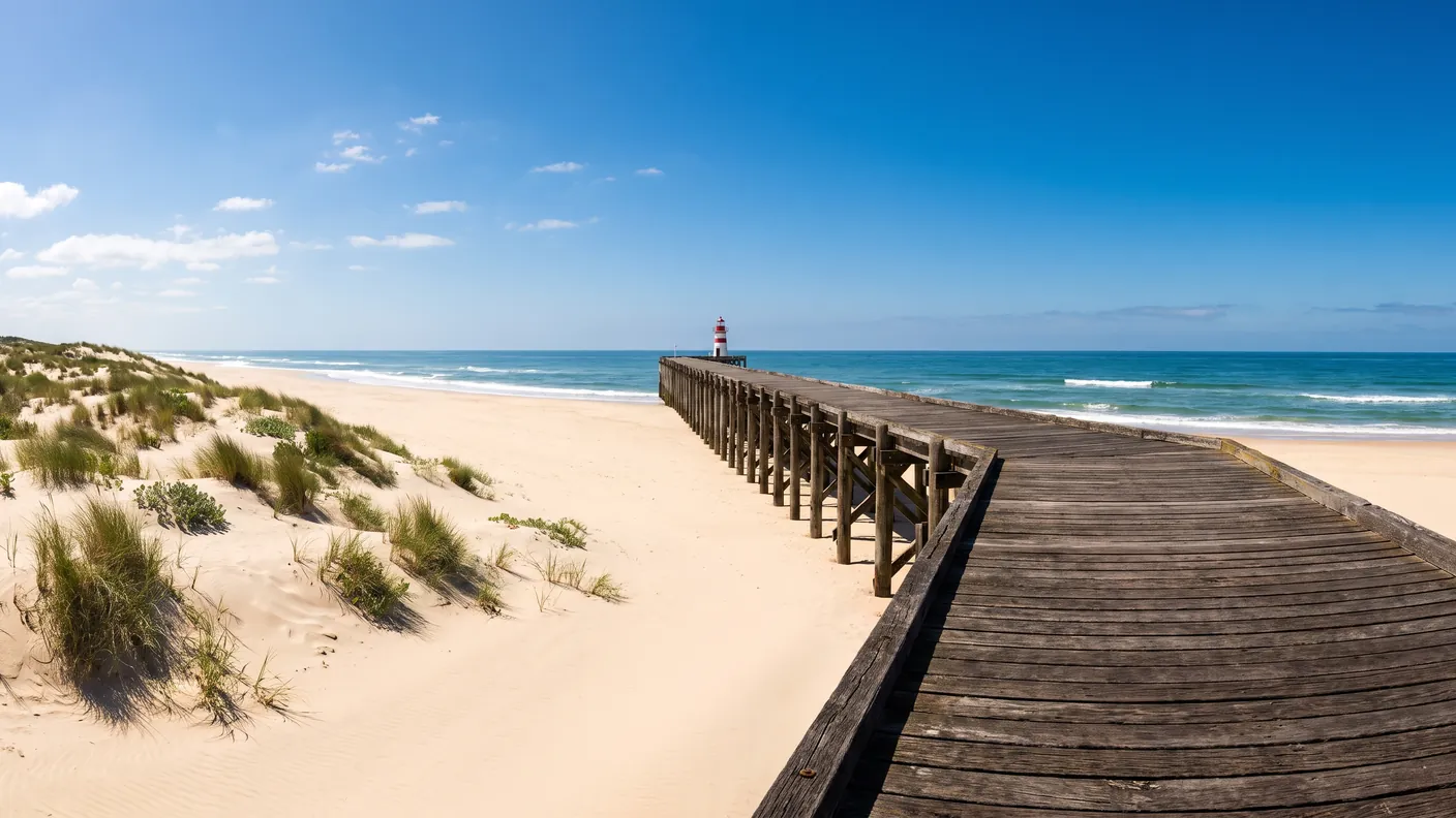 Capbreton : le gouf, l'estacade et le seul port des Landes