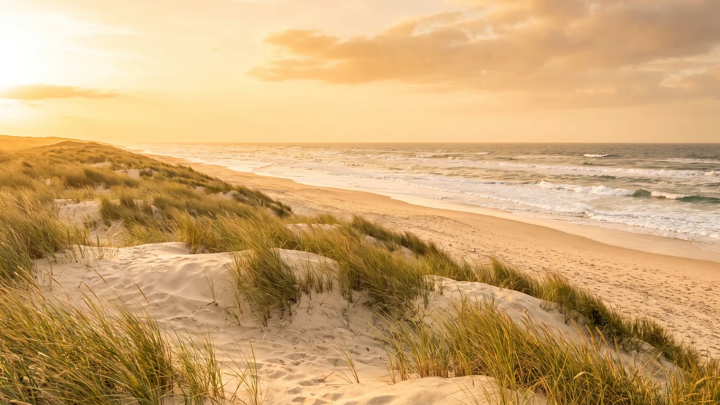 VTC Bordeaux vers Carcans-Plage — plage sauvage du Médoc