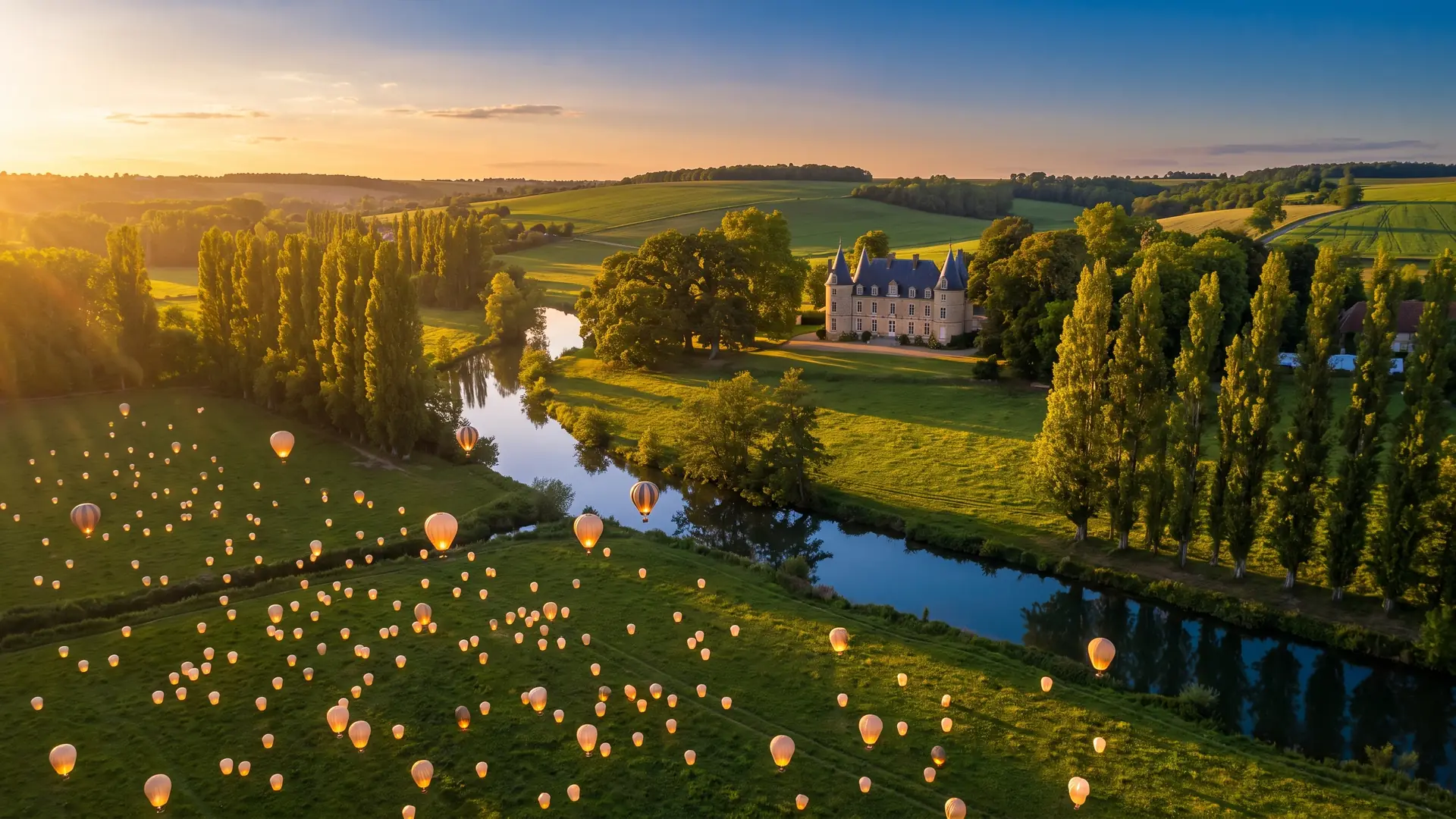 Campagne de la vallée de la Marne autour de Disneyland Paris
