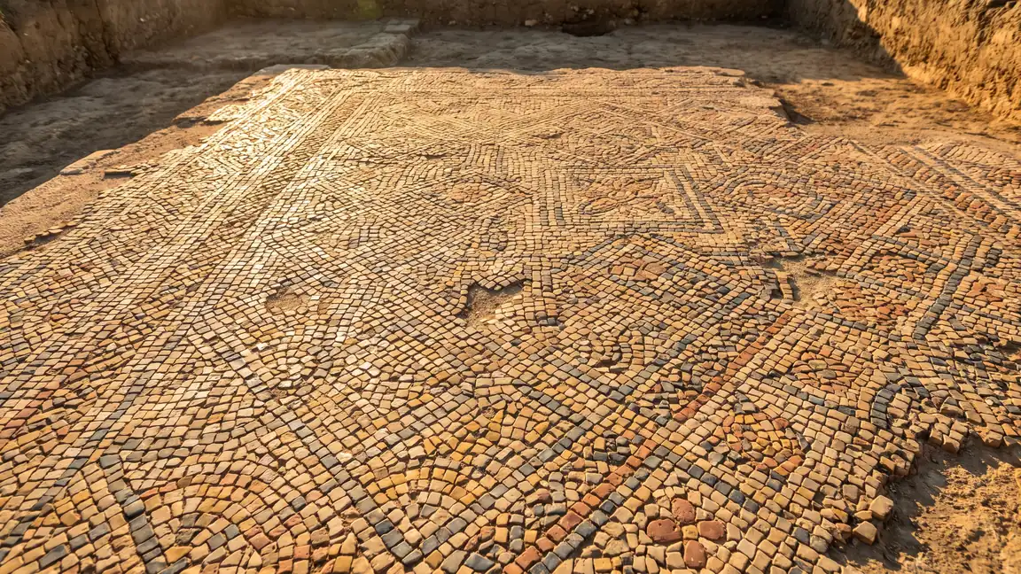 Mosaïque romaine de la domus de Cieutat à Eauze