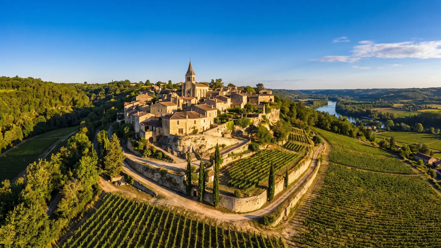 Gensac : le village perché des coteaux de la Dordogne