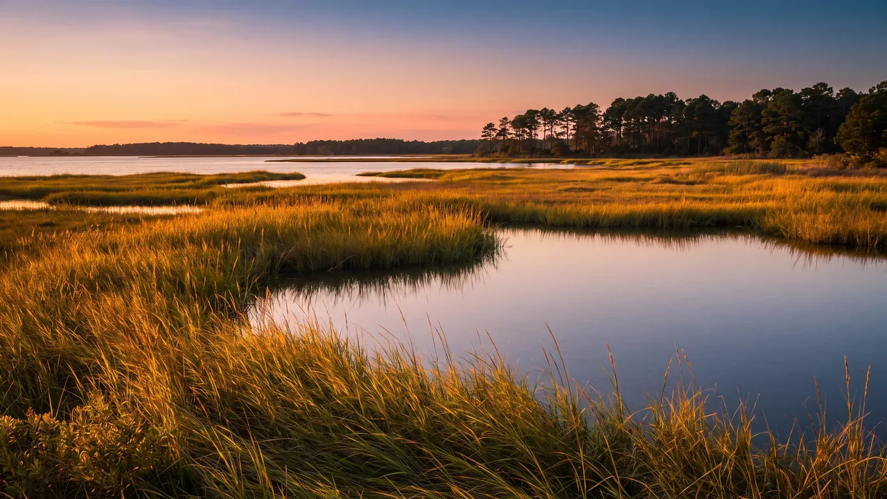 Les roselières du Bassin d'Arcachon vers Arès, à 17 min de Lanton