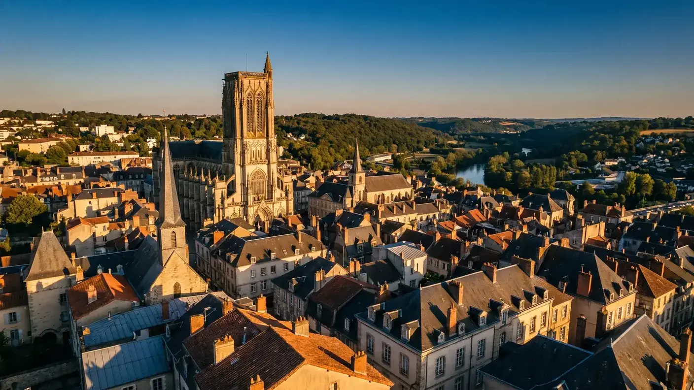 Les collines du Limousin vers Coussac-Bonneval
