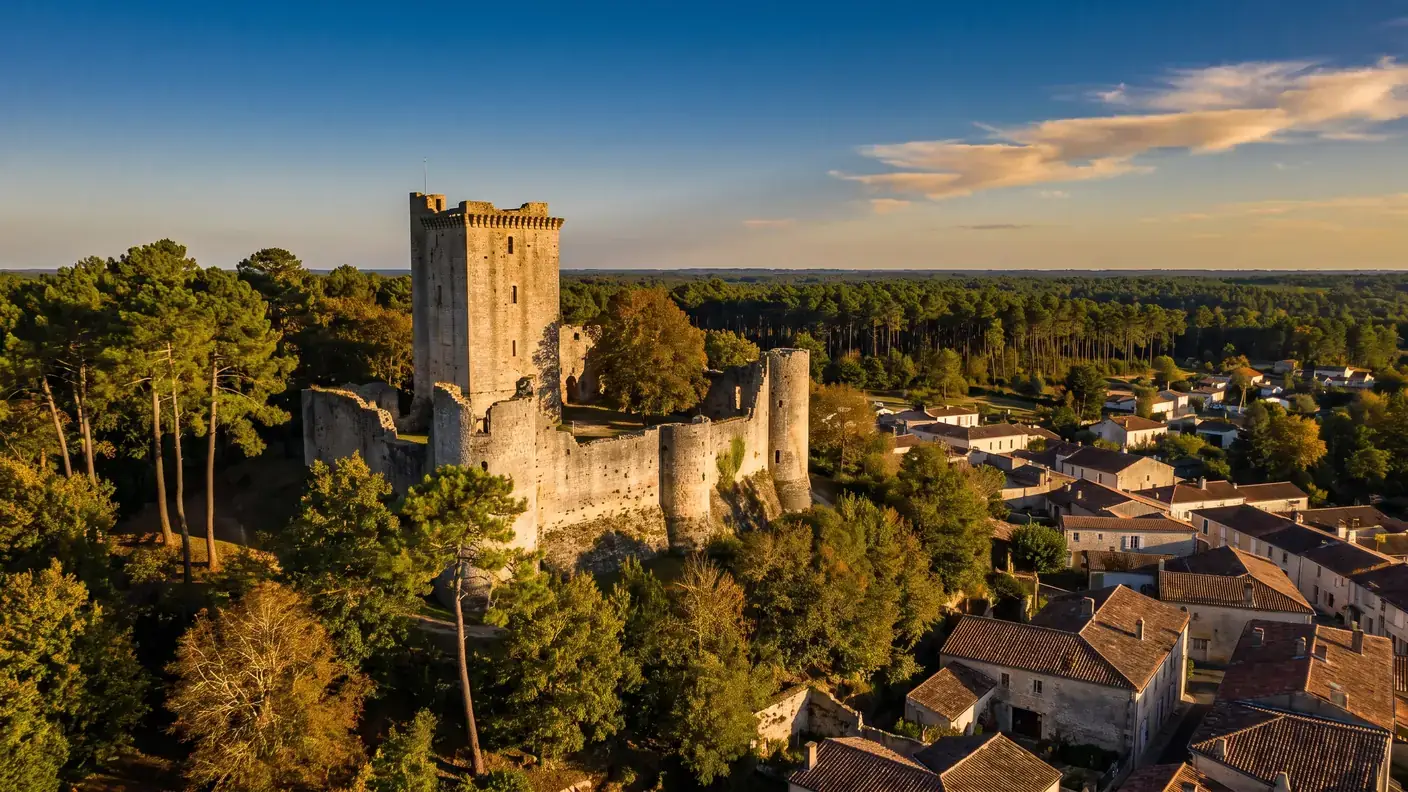 Montendre : le château, la forêt de la Double et le cognac