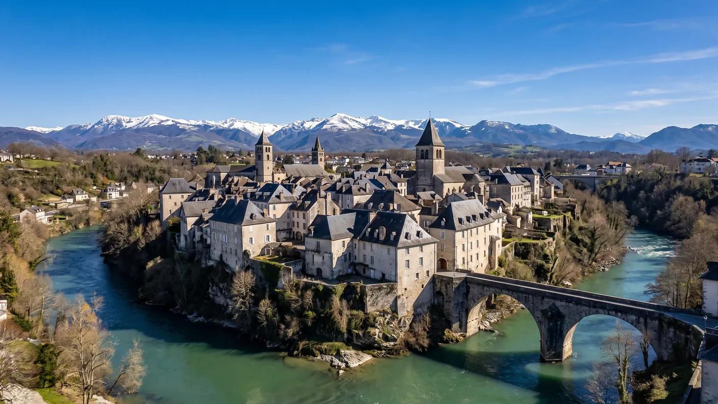 Oloron-Sainte-Marie : les gaves, l'art roman et le béret