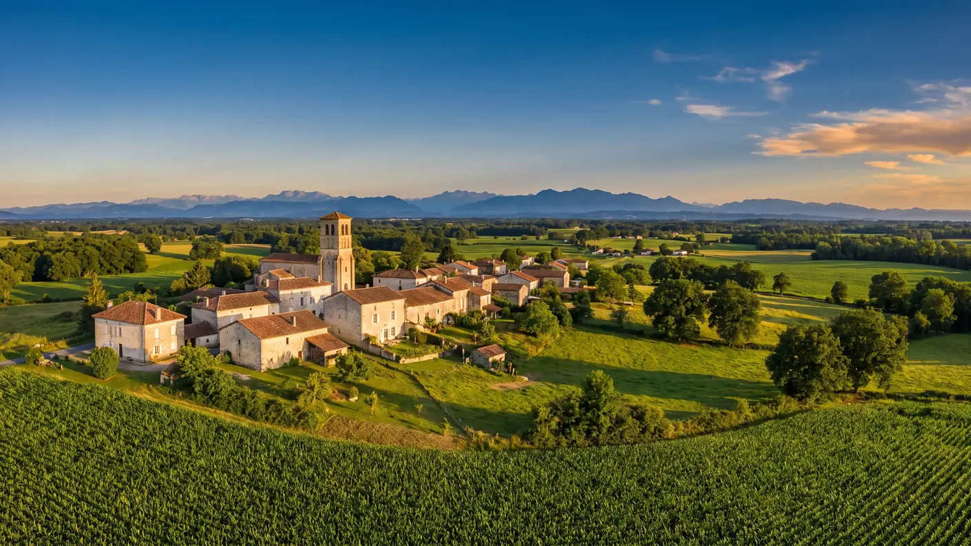 Orthevielle : le Pays d'Orthe, l'église et les gaves