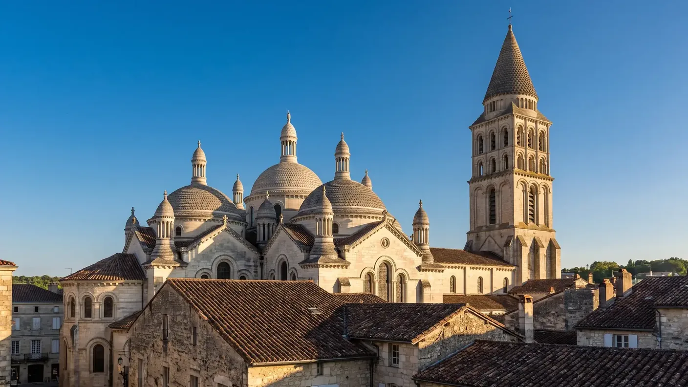 Cinq coupoles et clocher de la cathédrale Saint-Front de Périgueux