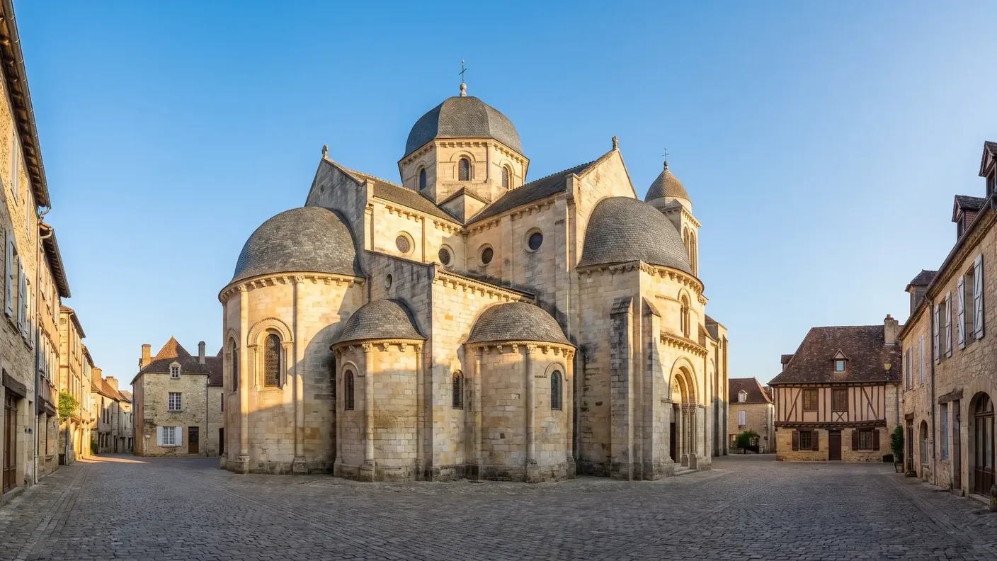 Église Notre-Dame-de-la-Paix et ses coupoles à Ribérac