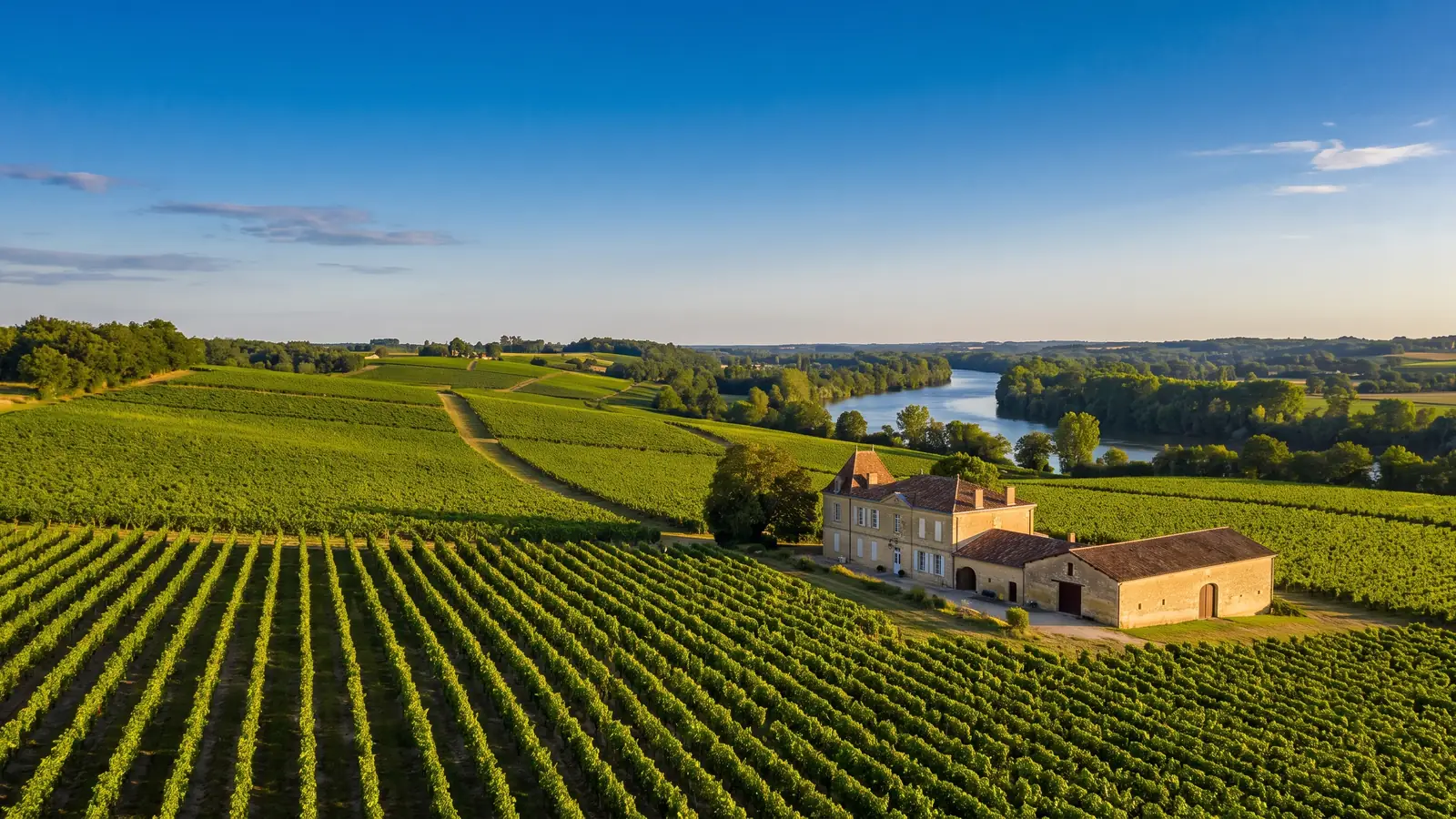 Vignes du Libournais sur les coteaux de Saint-Denis-de-Pile