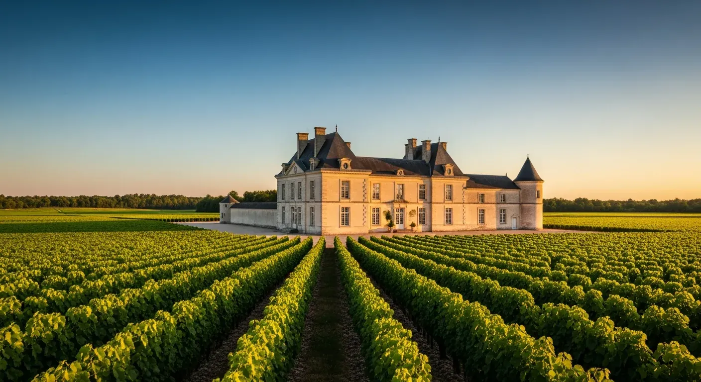 Château et vignoble du Libournais autour de Saint-Émilion