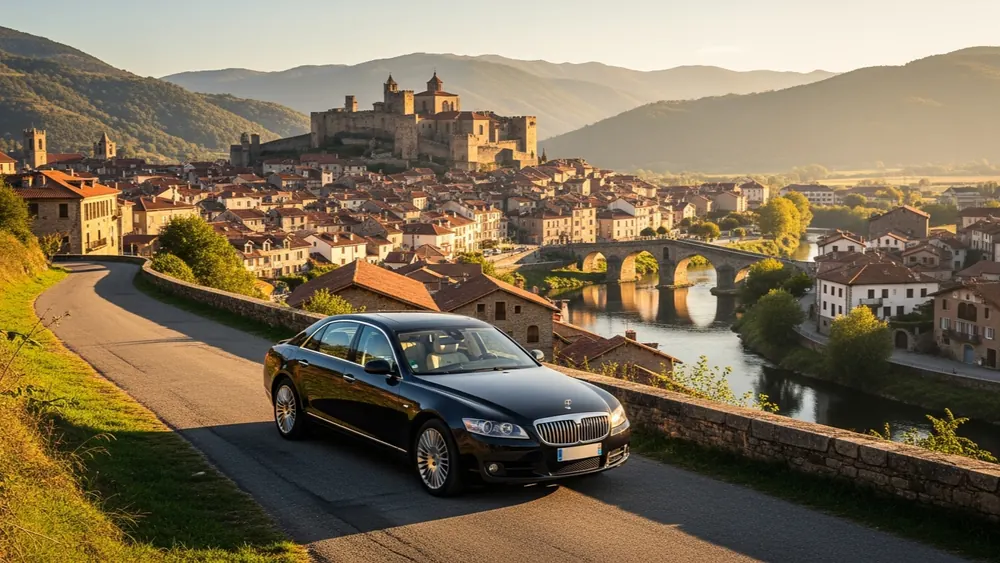 VTC Bordeaux vers Saint-Jean-Pied-de-Port — Pays Basque