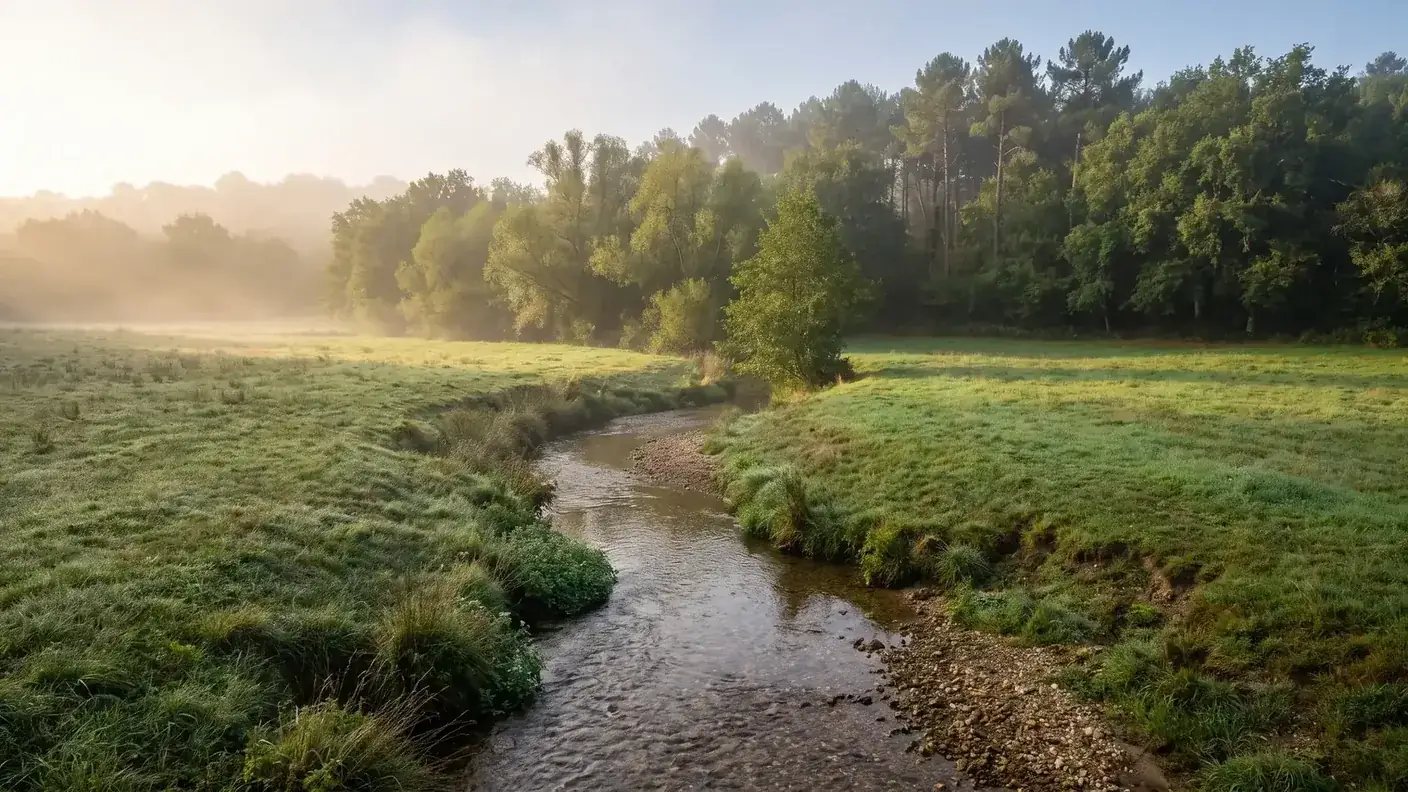 Vallée de la Rizonne près de Saint-Privat-des-Prés