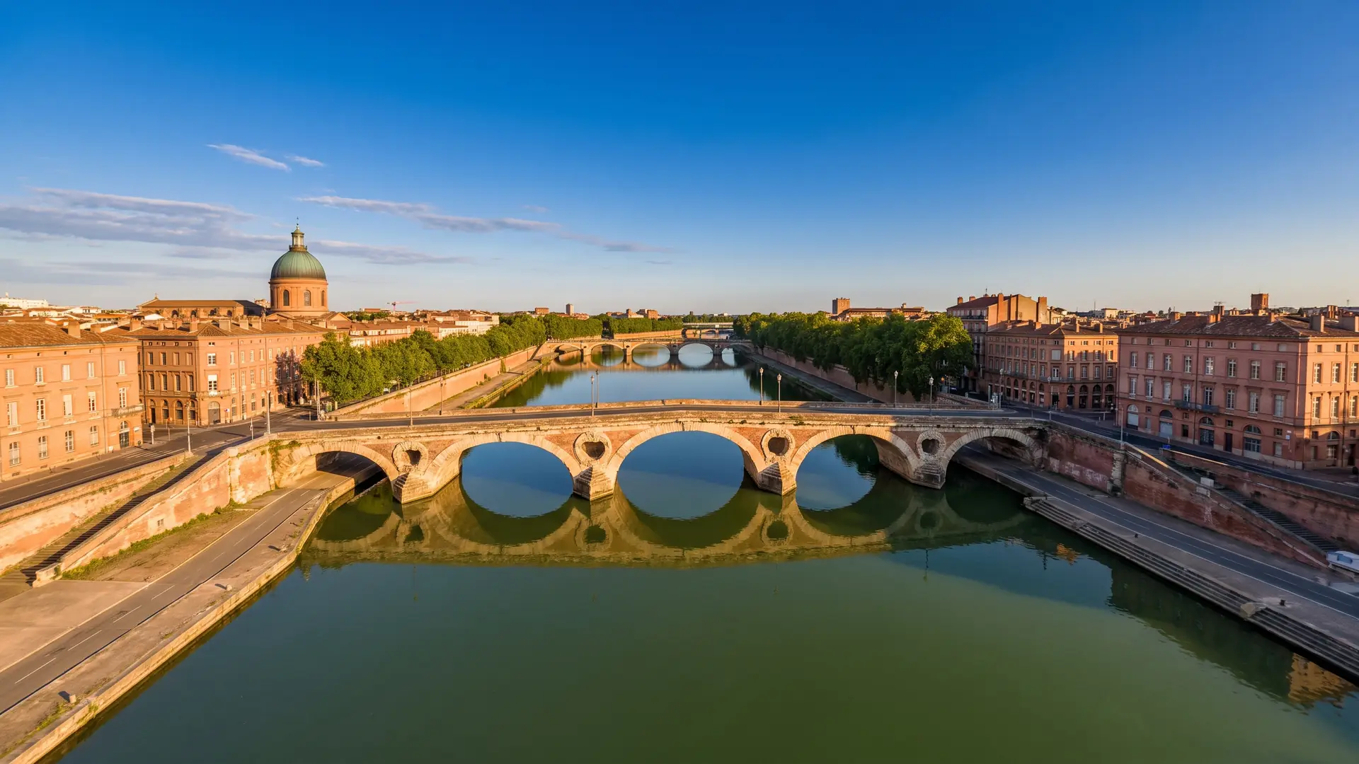 Toulouse (Haute-Garonne), cadre d'une étape sur-mesure depuis Bordeaux