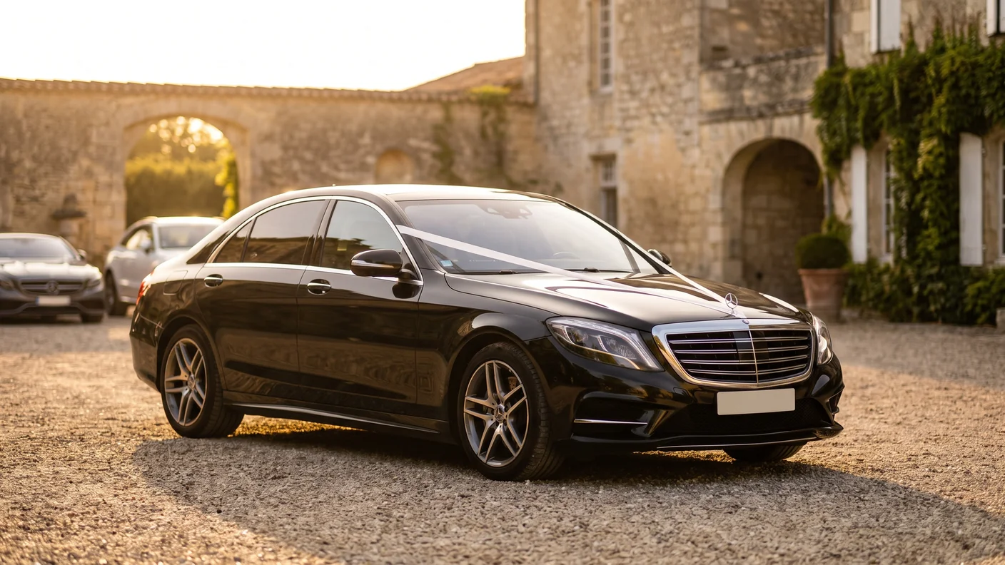 VTC mariage Bordeaux : voiture des mariés & navette