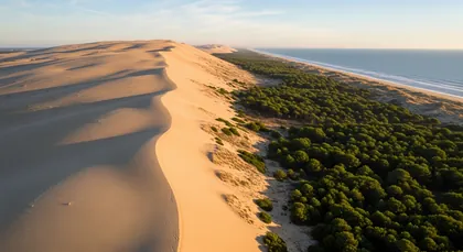 Chauffeur privé VTC Bordeaux vers la Dune du Pilat, plus haute dune d'Europe