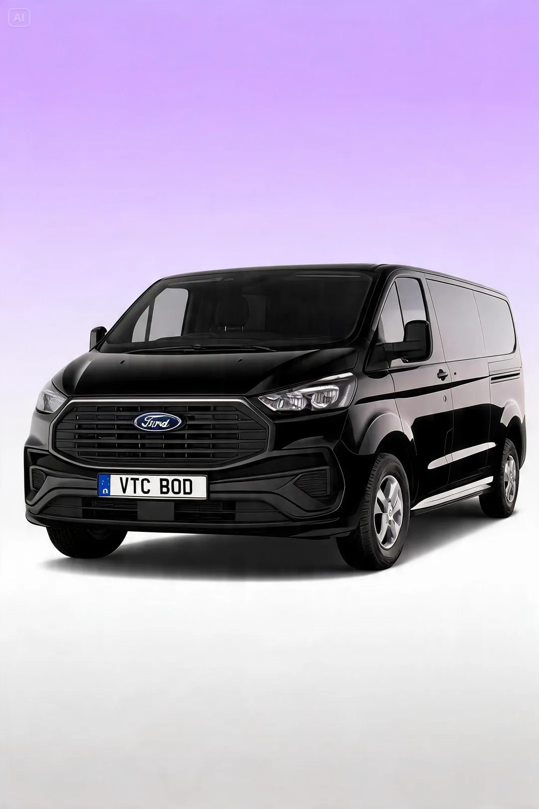 Van 7 places noir — gamme Van éco VTC Bordeaux